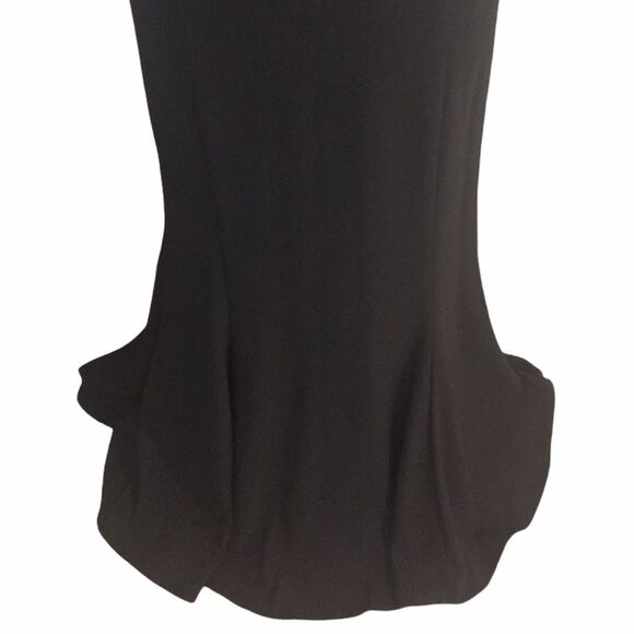 Jessica McClintock Vintage Black Mermaid Gown - Picture 4 of 16